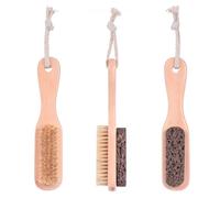Gatuida Cepillo para Masaje de Pies Portátil de Plástico 2piezas Piedra Pómez y Placa Raspadora para Pedicura y Removedor de Callos Ligero para Hombre y Mujer