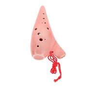 Gatuida Cerámica Ocarina Flauta Musical para Principiantes Instrumento de Viento para Adultos con Bolsa y Partituras para Práctica Escolar y Eventos Musicales
