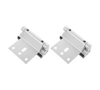 Gatuida Cerradura de Seguridad para Puertas de Aleación de Aluminio Plata, Fácil Instalación, Pack de 2 Piezas, Adecuado para Puertas de Madera y Vidrio, Protección