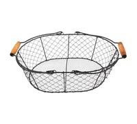 Gatuida Cesta De Leña Para Interiores Cubo De Metal Para Conservación De Alimentos Cesta Para Frutas Contenedor Para Carbón Para Encimera De Cocina Cocina