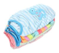 Gatuida Chaleco para Perro Pequeño de Franela Cálida 4 Piezas Diseños de Dibujos Animados Corazón Oruga Caballito de Mar Caracol Ropa de Invierno para Mascotas Adecuado para