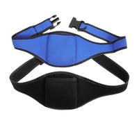 Gatuida Cinturón De Micrófono Ajustable 2 Piezas Bolsa Vertical para Instructores De Fitness y Teatro, Compatible Micrófonos Inalámbricos, Resistente Negro y Azul Oscuro para Entrenamiento Aeróbico