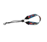 Gatuida Cinturón para Saxofón Simple y Transpirable, Correa Cuello Patrón Colorido Diagonal, Accesorio para Saxofón para Uso en Clases y Ensayos