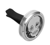 Gatuida Clip de Ventilación Coche Diseño Calavera Difusión Eficaz Aromática para Coche y Hogar