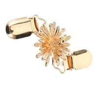 Gatuida Clip Para Suéter Diseño Floral Vintage, Broche Metálico Dorado Multifuncional, Pinza Ligera Para Mujer, Accesorio Decorativo Adecuado Para Cárdigan, Chal y Bufanda