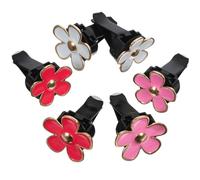 Gatuida Clips De Ventilación De Flores Clips De Ventilación Linda Flor Accesorio De Coche Interior Espiritual Clips De Salida De Aire Acondicionado Accesorios Decoraciones