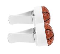 Gatuida Clips Paquete de 2 Unidades Forma de Baloncesto para Ventilación de Coche Plástico Marrón Resistente al Color Ambientador para Interior de Vehículo