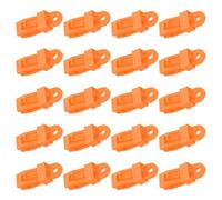 Gatuida Clips para Toldos de Carpa 20 Piezas Amarillo Abrazaderas Antideslizantes para Lona, Clips de Bloqueo Resistentes al Viento Agua para Camping, Vehículo Recreativo y Actividades