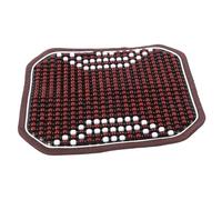 Gatuida Cojín De Asiento De Madera Perlas Para Coche Funda De Silla Ventilada y Masaje Para Vehículos y Oficina Verano Fresco y Confortable