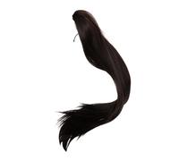 Gatuida Coleta Postiza Clip Sintética Natural para Mujer Extensión de Cabello Ligera y Cómoda para Bodas Fiestas y Uso Diario Peluca Larga Recta Estilo Realista