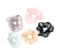 Gatuida Coleteros Elásticos Cabello 5 Piezas Colores Surtidos, Banda De Goma Resistente, Accesorio Para Mujer, Uso Diario y Fiestas, Diseño Sencillo y Cómodo