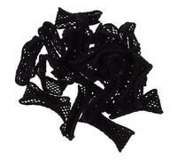 Gatuida Coleteros Elásticos Pelo 20 Piezas Anchos, Alta Elasticidad, Color Negro, Para Mujeres y Niñas, Suaves Daño, Accesorios Para Peinados Diarios y Ocasiones Obsequios