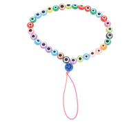 Gatuida Colgante De Ojo Del Con Cuentas Correa Para Teléfono Con Ojos Malvados Correas Para La Muñeca Dijes Para Pestaña Soporte Para Teléfono Correa Para El Mal Dije Para