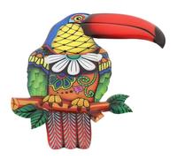 Gatuida Colgante de Pared de Tucán en Hierro para Decoración Interior, Diseño Creativo y Resistente, Adecuado para Decorar Paredes del Hogar Arte Práctico y Atractivo