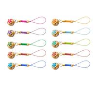 Gatuida Colgante de Teléfono Móvil Campanita, Pack de 10, Cuerda para Colgar, Diseño Especial para Uso Diario y Decoración Color Aleatorio