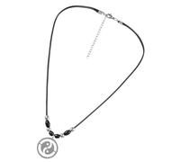 Gatuida Collar Chino Colgante Con Símbolo Oriental Para Hombre Vintage, Cadena De Suéter Metálica, Diseño Hueco Símbolo Taiji Yin Yang, Joyería Masculina Para Uso Diario, Estilo Casual, Unisex