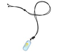 Gatuida Collar Colgante de Medusa Luminosa de Resina Amarilla Joyería Oceánica para Mujer Collar Que Brilla Oscuridad Adecuado para Atuendos Costeros y Regalos Temáticos de Vida Marina