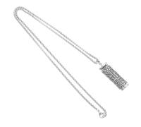 Gatuida Collar Colgante Hollow Gawu con Botella para Almacenar Joyería Unisex con de Seis Verdades Accesorio Práctico y Significativo para y