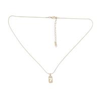 Gatuida Collar de Mujer Elegante de Acero de Titanio con Colgante de Número 7 Dorado, Cadena de Clavícula Práctica y Llamativa para Fiestas y Uso Diario