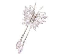 Gatuida Collar Tipo Suéter con Motivo de Mariposas de Circonitas de Cristal para Mujer Joya para Ocasiones Especiales