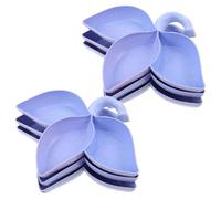 Gatuida Comedero Colgante para Mascotas Pequeñas 3 Compartimentos Resistente para Hámster Conejos y Chinchillas 6 Unidades Almacenamiento Portátil de Comida para Jaulas Interiores y