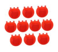 Gatuida Comedero para Aves y Aves Pequeñas 10 Unidades Tazón de Comida Fácil de Quitar y Llenar Resistente y Duradero Previene Que la Comida Se Ensucie Accesorios para Psitácidos y Periquitos