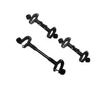 Gatuida Conector De Cochecito Desmontable Adaptador Ajustable Para Cochecito Compatible Silla De Paseo Gemelar y Carro De Paseo Bebe Hecho De Material Plástico