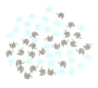 Gatuida Confeti de Elefante para Fiesta de Cumpleaños y Shower, 100 Piezas de Papel Decorativo Azul y Gris, Confeti Temático para Mesa y Celebración