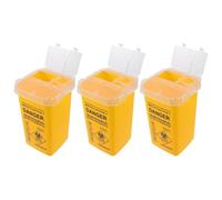 Gatuida Contenedor De Reciclaje De Agujas Desecho Contenedor Residuos Pequeño Para Objetos Punzantes Organizador Para Objetos Punzantes