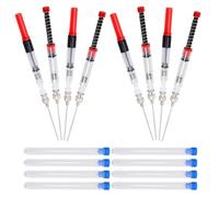 Gatuida Convertidor de Tinta para Pluma Estilográfica 8 Piezas Absorbentes Reutilizables con Recarga de Alta Capacidad Compatibles con Varias Marcas Herramienta Portátil para Recargas