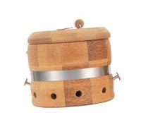 Gatuida Copa De Moxibustión De Madera Natural Quemador De Cono De Moxa Tanque De Calor Para Masaje Piernas Brazos y Espalda