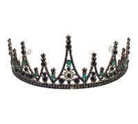 Gatuida Corona nupcial barroca: Tiara de novia con cristales de estrás - Joyería retro para el cabello de reina - Tocado de princesa para cumpleaños - Accesorios de corona enjoyada