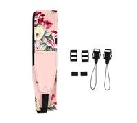 Gatuida Correa Ajustable para Ukelele de Nailon Estilo Hawaiano con Gancho Correa de Ukelele Rosa con Flores Accesorio Cómodo para Tocar y Transporte Seguro