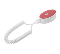 Gatuida Correa Retráctil Adhesiva para Control Remoto Gancho Autoadhesivo Blanco Ovalado Cable Antipérdida para Mando a Distancia 4 Piezas Accesorio Práctico para TV y Tabletas