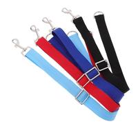 Gatuida Correas Ajustables para Colgar Cubos de Agua para Caballos, 4 Piezas de Nailon Resistente con Broche Metálico, Multicolor (negro, Rojo, Azul y Azul Claro) para Alimentación al