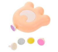 Gatuida Cortaúñas Eléctrico Diseño Rosa con 5 Cabezales de Pulido para Bebés Material Plástico Previene Cortes Excesivos (para Niños y Recién Nacidos) Kit Seguro para Niños y Recién Nacidos