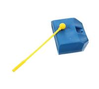 Gatuida Cowbell De Plástico Azul Para Niño Niña Instrumento Percusión Infantil y Seguro Para Batería y Desarrollo Musical Infantil
