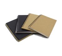Gatuida Cuaderno Espiral Vintage de Papel Kraft Color Caqui Tamaño A5, Fácil de Arrancar y Resistente a Borrados Repetidos, Adecuado para Dibujo y Bocetos Artísticos