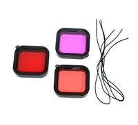 Gatuida Cubierta Protectora de Lente para Cámara de Buceo Gopro5 para Deportes Acuáticos, Kit de Filtros Impermeables de Vidrio Templado, Accesorio Resistente al Agua para Snorkel y Natación