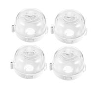 Gatuida Cubierta Protectora Para Perillas De Cocina 4 Pcs Para Bebés, Funda De Plástico a Prueba De Niños, Seguridad Infantil, Compatible Estufa y Horno, Protección Práctica Para Cocina Segura