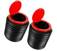 Gatuida Cubo de Basura Plegable para Coche, 4l, Plástico Negro | Instalado en Asiento Trasero, Diseño sin Tapa, para Camping y Actividades al Aire