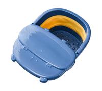 Gatuida Cubo Plegable para Baño de Pies 1 Lavabo Portátil Multiusos Función de Masaje para Relajación Diseño Compacto para Casa y