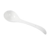 Gatuida Cuchara Grande de Cerámica para Sopa con Mango Grueso Resistente al Calor Utensilio Multifuncional para Hogar y Restaurante Apta para Ramen Udon y Guisos Diseño Liso y Fácil de