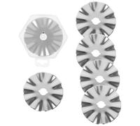 Gatuida Cuchillas Rueda Giratoria Portátil de Acero Inoxidable para Cortador Rotatorio 45mm 5 Piezas para Costura y Manualidades