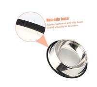 Gatuida Cuenco para Mascotas Inoxidable Antideslizante de Resistente y Seguro para Perros y Gatos Comedero Doble para Alimento y Agua y Tienda