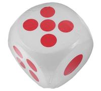 Gatuida Dados de Espuma Blancos de Gran Tamaño 28 Cm, Dado de Seis Caras para Juegos de Mesa y Rifas, Juguete Educativo Portátil Seguro Adultos, Adecuado para Fiestas y Actividades