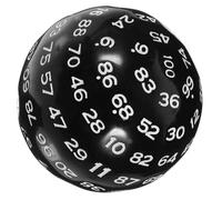 Gatuida Datos Poliédricos Acrílicos Caras Esfera Resistente para Mesa Aprendizaje y Decoración Dados Multifuncionales para Jocs Taula Números