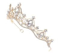 Gatuida De Barroco Pelo De La Boda Tiaras De Boda Para Novia Decoración Novia Para Ser Decoraciones Banda De Cabello De Novia Fairy Gemstone Tiara De Boda Pedrería