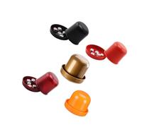 Gatuida de Dados Reforzado Anticaídas con Base Incluye 5 Dados de Colores Naranja Dorado Perla para Juegos de Bar y Ktv Caja Transparente Anti-Trampas