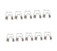 Gatuida de Drenaje de 10 Piezas Accesorios para Válvulas de Escupidera Instalación Compatible Mayoría de Trompetas Color Negro